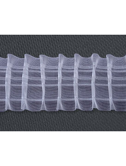 Прозрачная широкая складка