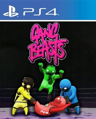 Gang Beasts (цифр версия PS4) 1-4 игрока