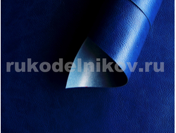 искусственная кожа Prestige (Италия), цвет-синий 4716, размер-35х25 см