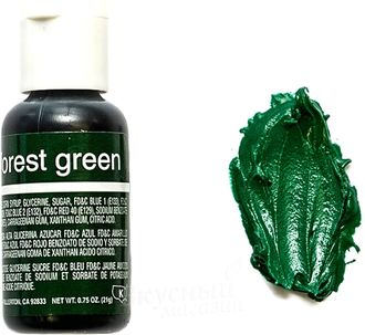 Краситель гелевый жидкий Лесной Зеленый / Forest Green Chefmaster 20 г