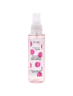 OLLIN PERFECT HAIR Увлажняющий мист-спрей для волос и тела, 120 мл