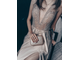 Золотистое вечернее платье расшитое бисером с разрезом по ножке "Луиза" прокат уфа