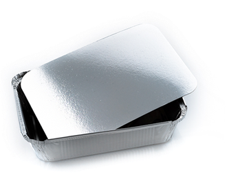 Картонно-алюминиевая крышка для контейнера SP64L