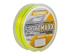 Леска CHIMERA SPORTMAXX Fluorocarbon Coating Bright Yellow (300 м), диаметр 0,35 / 0,4 мм