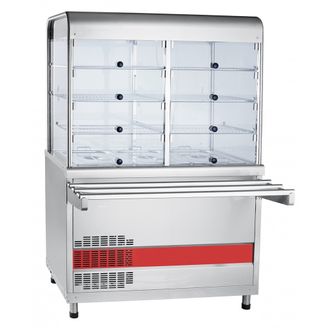 Прилавок-витрина холодильный ABAT «Аста» ПВВ(н)-70КМ-С-02-НШ