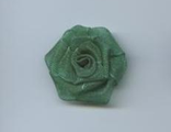 Капроновая роза изумрудная, 3*3 см.