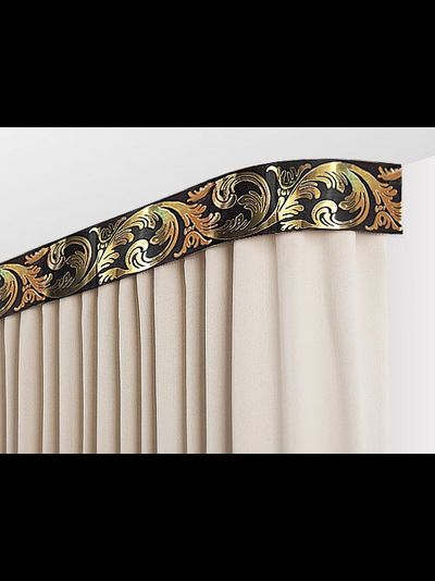 "Луара", трехуровневый потолочный карниз с поворотами