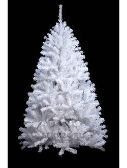 Искусственная елка Бланка 225 см, белая ПВХ хвоя
