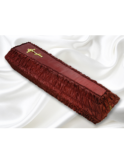 ГРОБЫ ОБШИТЫЕ ТКАНЬЮ