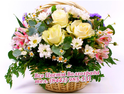 Корзина Цветочный Рай