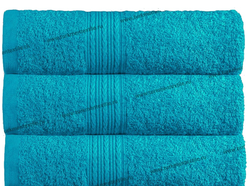 Морская-волна полотенце оптом махровое пр-во Байрамали (бордюр «косичка»)