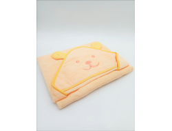 Детское полотенце с капюшоном "Мишка" №4 90х90