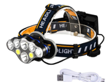 Фонарь налобный аккумуляторный Headlight NEW 6+2