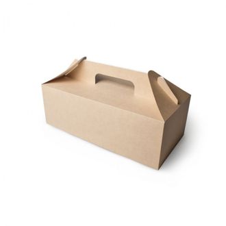 Коробка С РУЧКОЙ подарочная ECO BOX WITH HANDLE, 288*142*98 мм