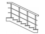А4 - Лестничное ограждение через 1 ступень