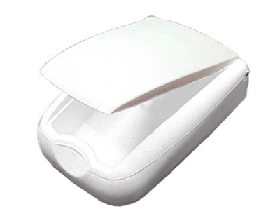 Мотыльница (пенопласт) НН 80*60*28 мал. белая/ (уп-ка 30шт. 960руб)