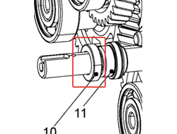 Сальник КПП оригинал BRP 619230052 / 619230019 для BRP LYNX/Ski-Doo (Oil seal)