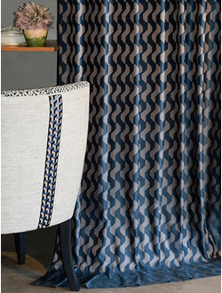 Bolero, ткань портьерная с жаккардовым геометрическим узором