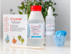 Crystal 7 эпоксидная смола двухкомпонентная (прозрачная), 300 грамм