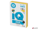 Бумага цветная IQ color, А4, 80 г/м2, 200 л., (4 цвета x 50 листов), микс неон, RB04. 110690