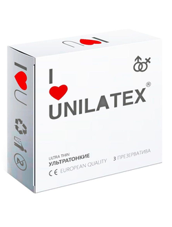 Ультратонкие презервативы Unilatex Ultra Thin - 3 шт. Производитель: Unilatex, Испания