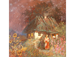 Мицник А.П. Хутор 2007 г. Холст, масло 62Х62 (609)