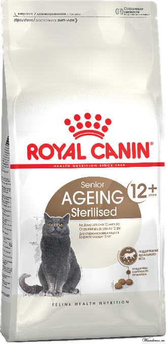 Royal Canin Ageing Sterilised 12+ Роял Канин Эйджинг Стерилайзд 12+ Корм для стерилизованных кошек старше 12 лет 4 кг