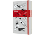 Записная книжка &quot;Astro Boy&quot; (в линейку), large, светло-серая