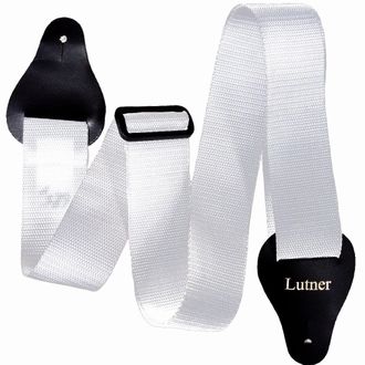 Ремень для гитары Lutner LSG-1-WH белый (копия)