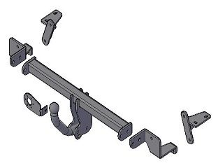 Фаркоп на Опель Зафира 2004-2012г.в. Фаркоп на Опель Зафира 2004-2012г.в.