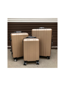 Комплект из 3х чемоданов Поликарбонат Olard S,M,L светло-коричневый