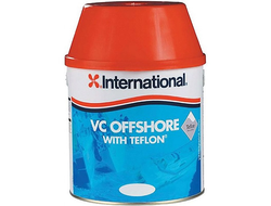 Необрастающая краска «International VC Offshore with Teflon» двухкомпонентная твердая для всех корпусов кроме алюминия (0.75 и 2 ЛИТРА)