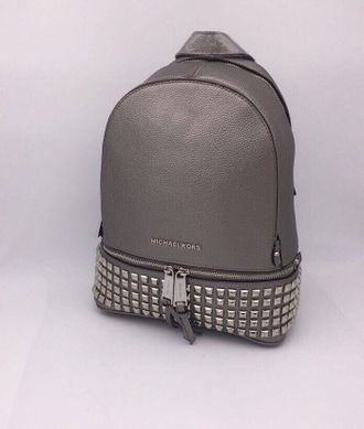 Рюкзак Michael Kors Rhea Zip Rivet Medium Dark grey / Тёмно-серый