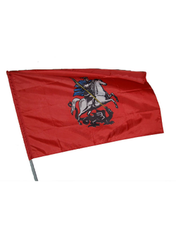 Флаг п/э "ГЕРБ МОСКВЫ" 90х130 см (Распродажа)