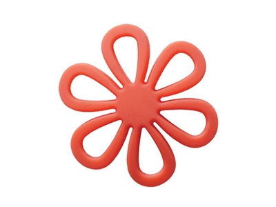 Красный цвет, форма "Ромашка", магнитная клипса в детскую