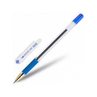 Ручка шариковая MunHwa MC GOLD, синяя РШ92/L_S