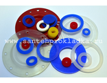 Прокладки уплотнительные, кольца резиновые, мембраны, резинотехнические изделия, разные материалы