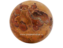 Шар большой из натурального камня риолит