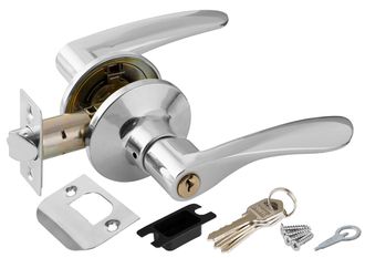 Ручка защелка 6020 CP-E (кл./фик.) хром Ручка защелка 6020 CP-E (кл./фик.) хром