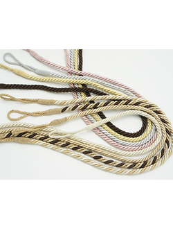 Тонкий подхватик для портьер и занавесок различных оттенков, продажа оптом и в розницу