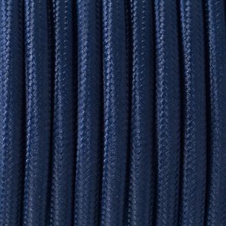 Темно-синий текстильный ретро кабель