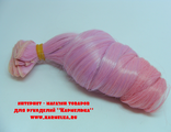 Волосы №2-18 локоны, длина волос 15см, длина тресса около 1м, цвет розовый с коралловыми кончиками - 160р/шт