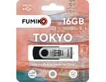 Флешка FUMIKO TOKYO 16GB Black USB 2.0