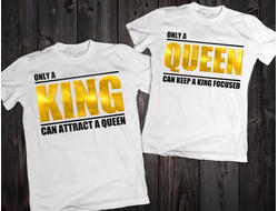 Парные футболки "King / Queen" 010