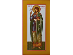 Иоанн Александрийский, святой мученик. Рукописная мерная икона.