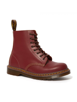 Ботинки Dr.Martens 1460 Vintage Hf Made In England бордовые