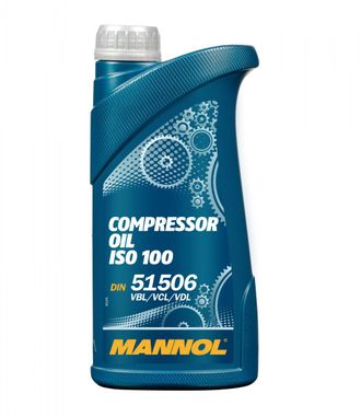 Масло для поршневых компрессоров MANNOL Compressor Oil ISO 100 1L