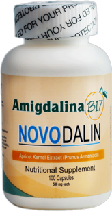 Novodalin - 500 мг чистого амигдалина (капсулы) + 5,05 мг стеарат магния (Мексика)