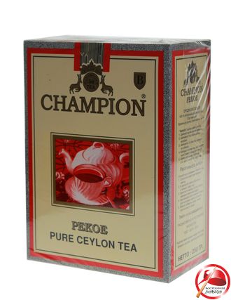 Цейлонский чай "Чемпион" РЕКОЕ, черный среднелистовой (250г)