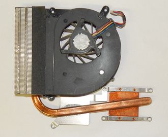 Кулер для ноутбука Asus K40AF + радиатор (комиссионный товар)